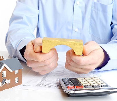 Mortgage loan or bridging application with house Mortgage loan or bridging application with house